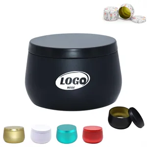 4oz Round Metal Empty Candle Jar Tins