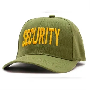 Green Cap With Gold SECURITY ID