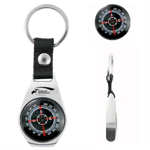 Mini Durable Compass Key Chain Outdoor Camping Survival Tool
