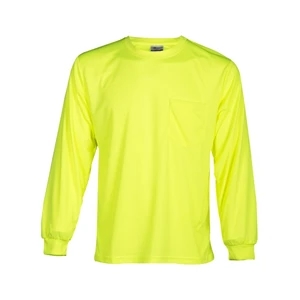 Kishigo Microfiber Polyester Long Sleeve T-Shirt