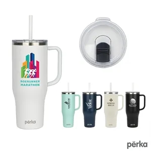 Perka® Kempton 40 oz. Double Wall, Stainless Steel Travel...