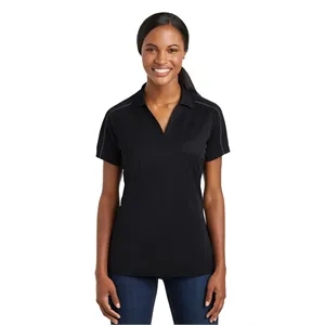 Sport-Tek Women's Micropique Sport-Wick Piped Polo.