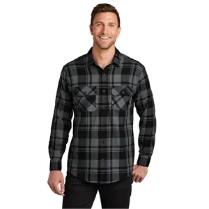 Port Authority Plaid Flannel Shirt.