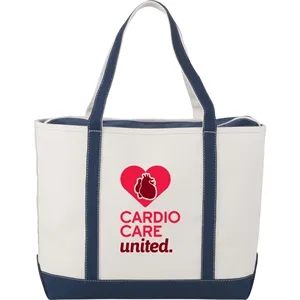 Baltic 24oz Cotton Canvas Tall Zippered Tote