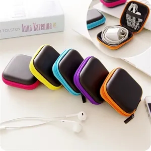 Square Earbuds Carrying Case