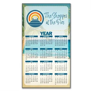 4" x 7" Large Magnetic Calendar 30 Mil