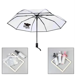 16-Rib Transparent Umbrella