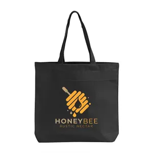 Custom Logo Seacliff 10oz Cotton Twill Tote Bag
