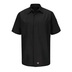 Red Kap Shirts - Men's Short Sleeve Two-Tone Crew Shirt