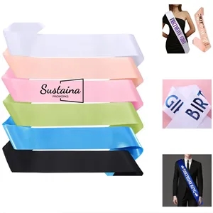 Elegant Wedding Party Shoulder Ribbon
