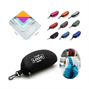 Portable Lightweight Sunglasses Case with Cleaning Cloth