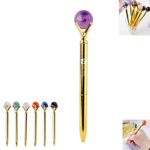 Promotional Crystal Ball Metal Ballpoint Pen