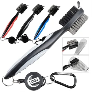 Golf Club Cleaning Brush With Keychain