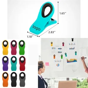 Colorful Plastic Refrigerator Magnetic Clips