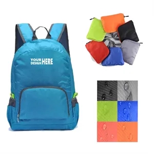 Custom Logo Lightweight Foldable Backpack For Travel Camping Hiking