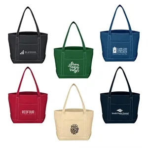 Medium Starboard Cotton Canvas Tote Bag