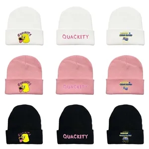 Custom Logo Flanging Knitted Hat