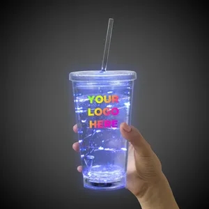 Blue String Light 16oz LED Cup