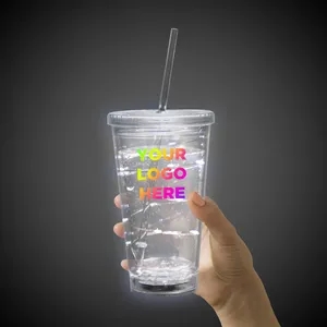 White String Light 16oz LED Cup