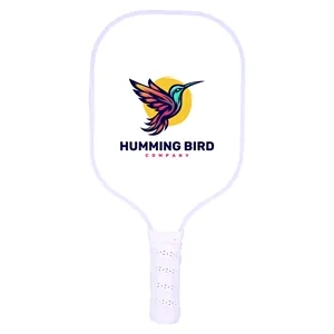 Custom Fiberglass Pickleball Paddle - White