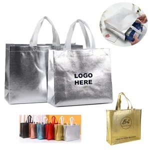 Promotional Non-Woven Reusable Shopping Tote Grocery Bags