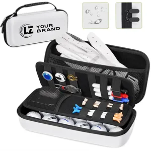 Custom Logo Golf Ball Accessories Bag Case Pouch Organizer Golfer Gift