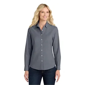 Port Authority Women's SuperPro Oxford Shirt.