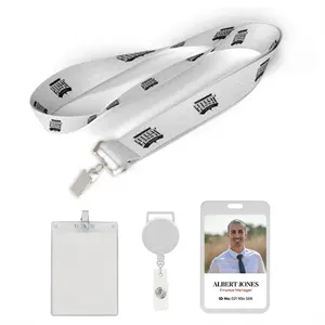 Custom Logo Lanyards Polyester Style