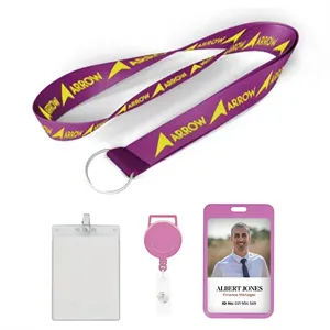Custom Logo Custom Polyester Lanyards-B