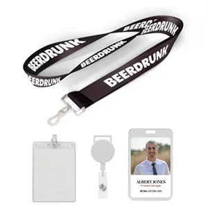 Custom Logo Custom Polyester Lanyards-A