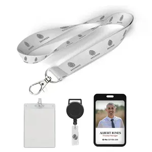 Custom Logo 5/8" Custom Polyester Lanyards-A