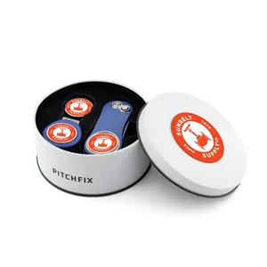 Custom Logo Pitchfix Hybrid 2.0 Golf Divot Tool Gift Set w/ Hat Clip