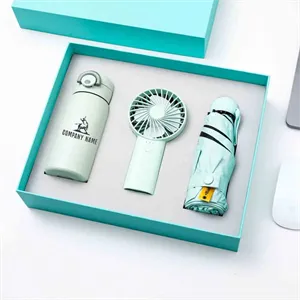 Custom Logo Business Gift Set with Water Bottle