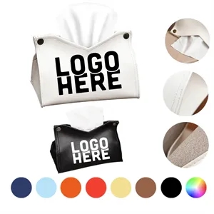 PU Leather Tissue Box