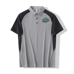 Custom Logo Quick-dry stretchy breathable polo shirt