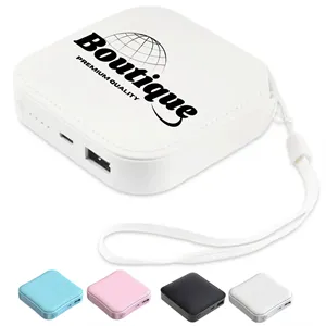 Custom Logo 10000mAh Customized Mini Portable With Lanyard Power Bank