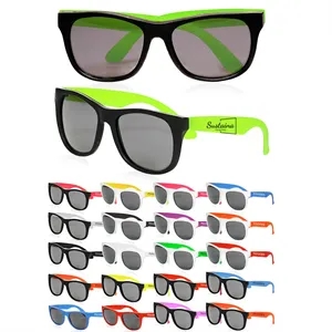 Custom Logo Unisex Retro Summer Sunglasses