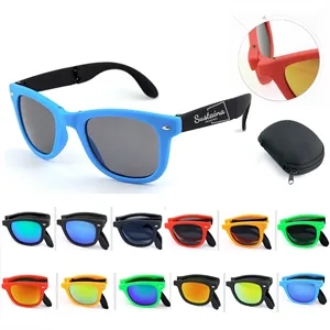 Custom Logo Foldable Sunglasses With Box