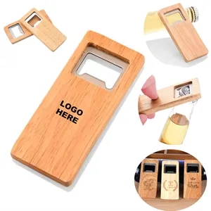 Custom Barware Tool Wooden Bottle Opener for Beer