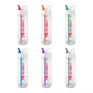 Water Bottle with Flip Up Spout & Hydration Mark - 32 Oz.