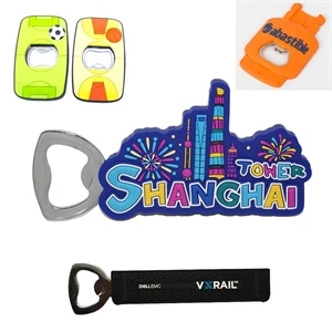 Custom Made 3D PVC Bottle Opener Any Shape Or Color