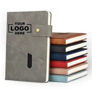 Custom Logo Hardcover Leather A5 Notebook