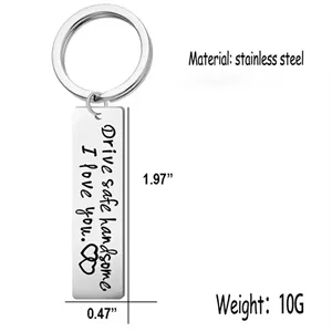 Customized Double-sided Keychain Stainless Steel