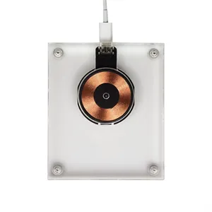 Custom Logo Clear Acrylic 15 Watt Wireless Charger