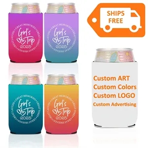 Girls Trip 2025 Can Cooler koozie Insulated Drink Sleeves