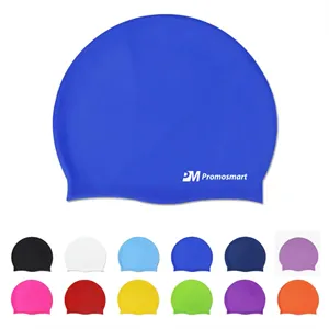 Custom Logo Unisex Adult Silicone Swimming Cap