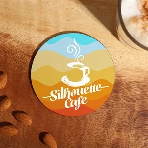 reGen Recycled Polyester Round Dye Sub Coaster