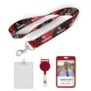 Custom Logo LANYARDS DYE SUBLIMATED FULL COLOR