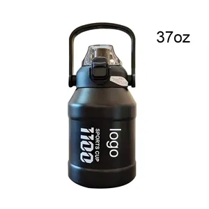 Large Capacity 37oz Stainless Steel Sports Tumbler