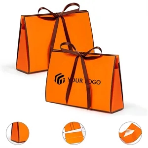 Birthday wedding gift wrapping box paper bag with ribbon